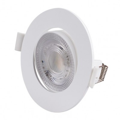 Φωτιστικό LED Χωνευτό Κινητό 3/5/7W 230V 38° CCT Λευκό 21-2709